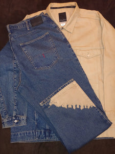 Sean John Denim Outfit $300 Jacket 3XL Pants 42