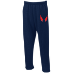 G123 Open Bottom Sweatpants with Pockets