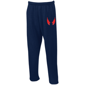 G123 Open Bottom Sweatpants with Pockets