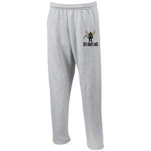 G123 Open Bottom Sweatpants with Pockets