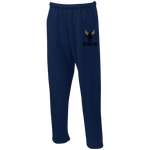 G123 Open Bottom Sweatpants with Pockets