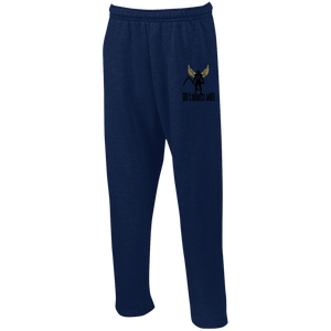 G123 Open Bottom Sweatpants with Pockets