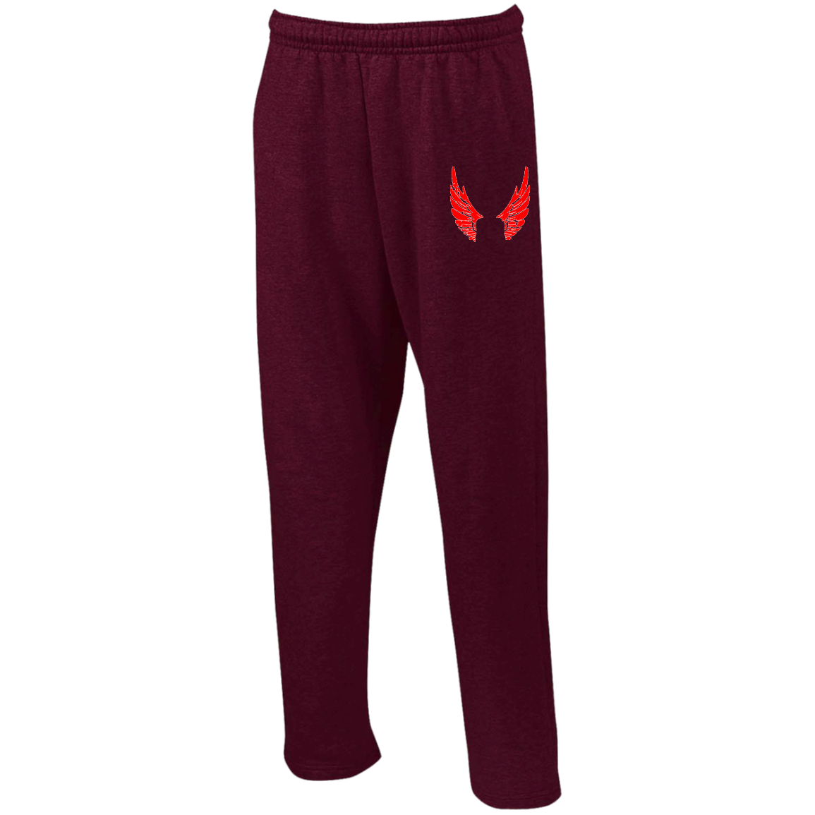 G123 Open Bottom Sweatpants with Pockets