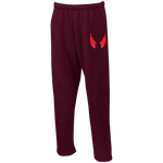 G123 Open Bottom Sweatpants with Pockets