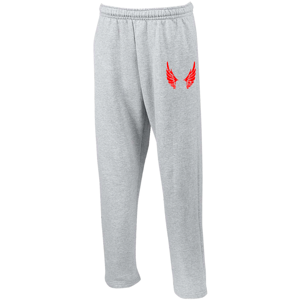 G123 Open Bottom Sweatpants with Pockets