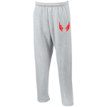 G123 Open Bottom Sweatpants with Pockets