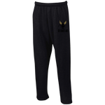 G123 Open Bottom Sweatpants with Pockets