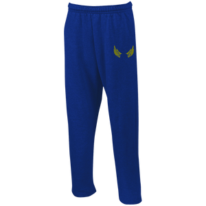 G123 Open Bottom Sweatpants with Pockets