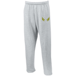 G123 Open Bottom Sweatpants with Pockets