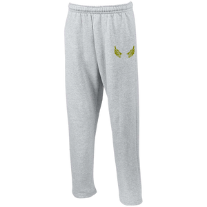 G123 Open Bottom Sweatpants with Pockets