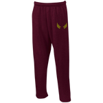 G123 Open Bottom Sweatpants with Pockets