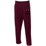 G123 Open Bottom Sweatpants with Pockets