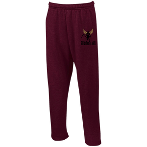 G123 Open Bottom Sweatpants with Pockets