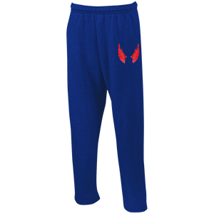 G123 Open Bottom Sweatpants with Pockets