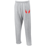 G123 Open Bottom Sweatpants with Pockets