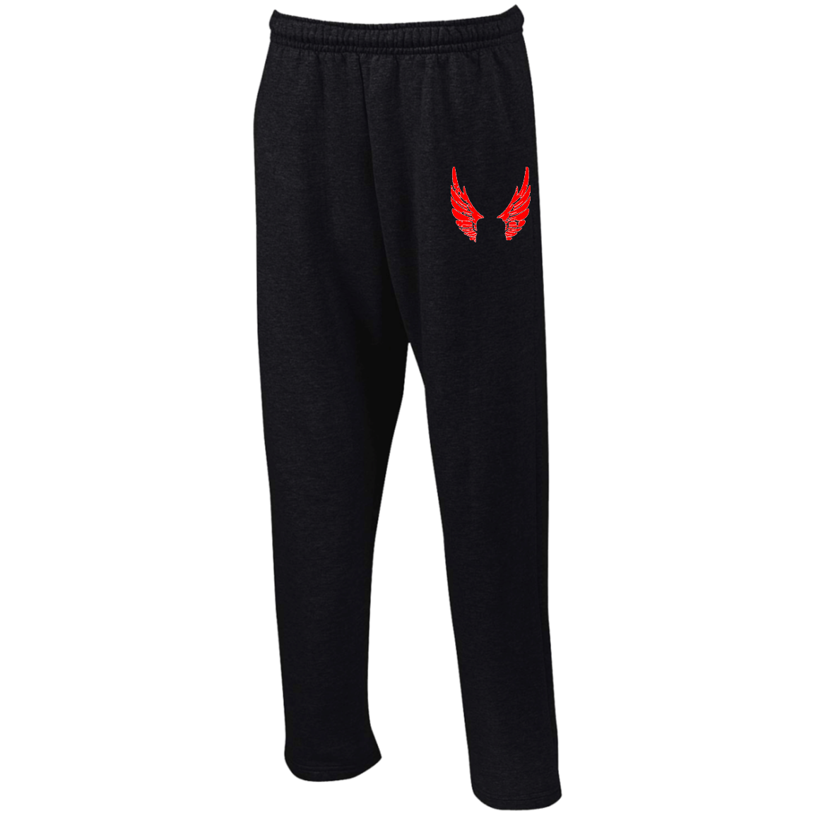 G123 Open Bottom Sweatpants with Pockets