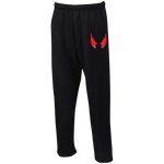 G123 Open Bottom Sweatpants with Pockets