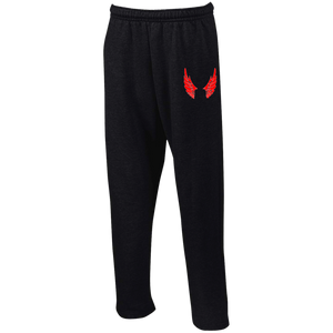 G123 Open Bottom Sweatpants with Pockets