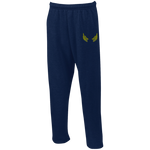 G123 Open Bottom Sweatpants with Pockets